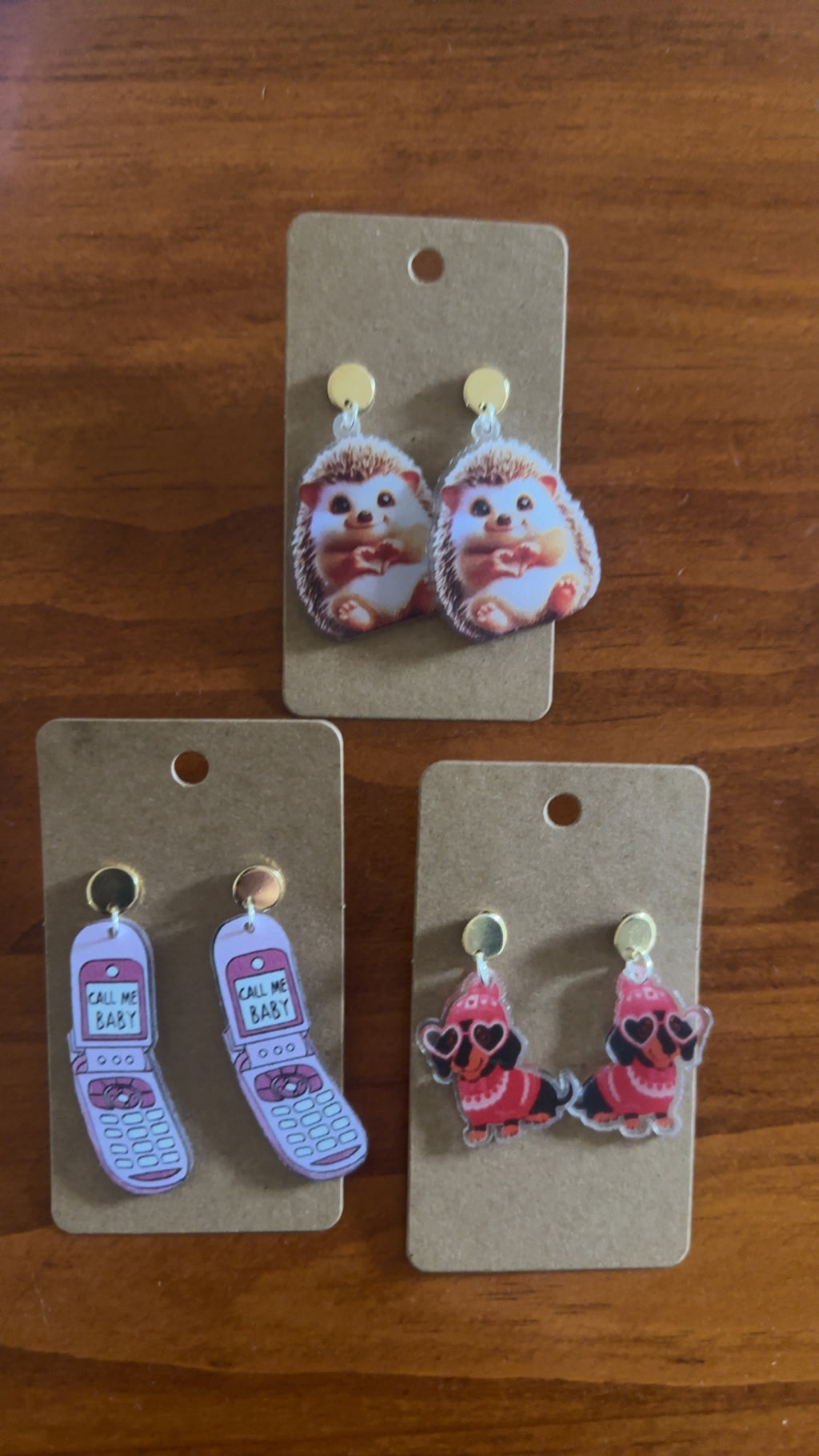 Call Me Baby Retro flip Phone Earrings ☎️