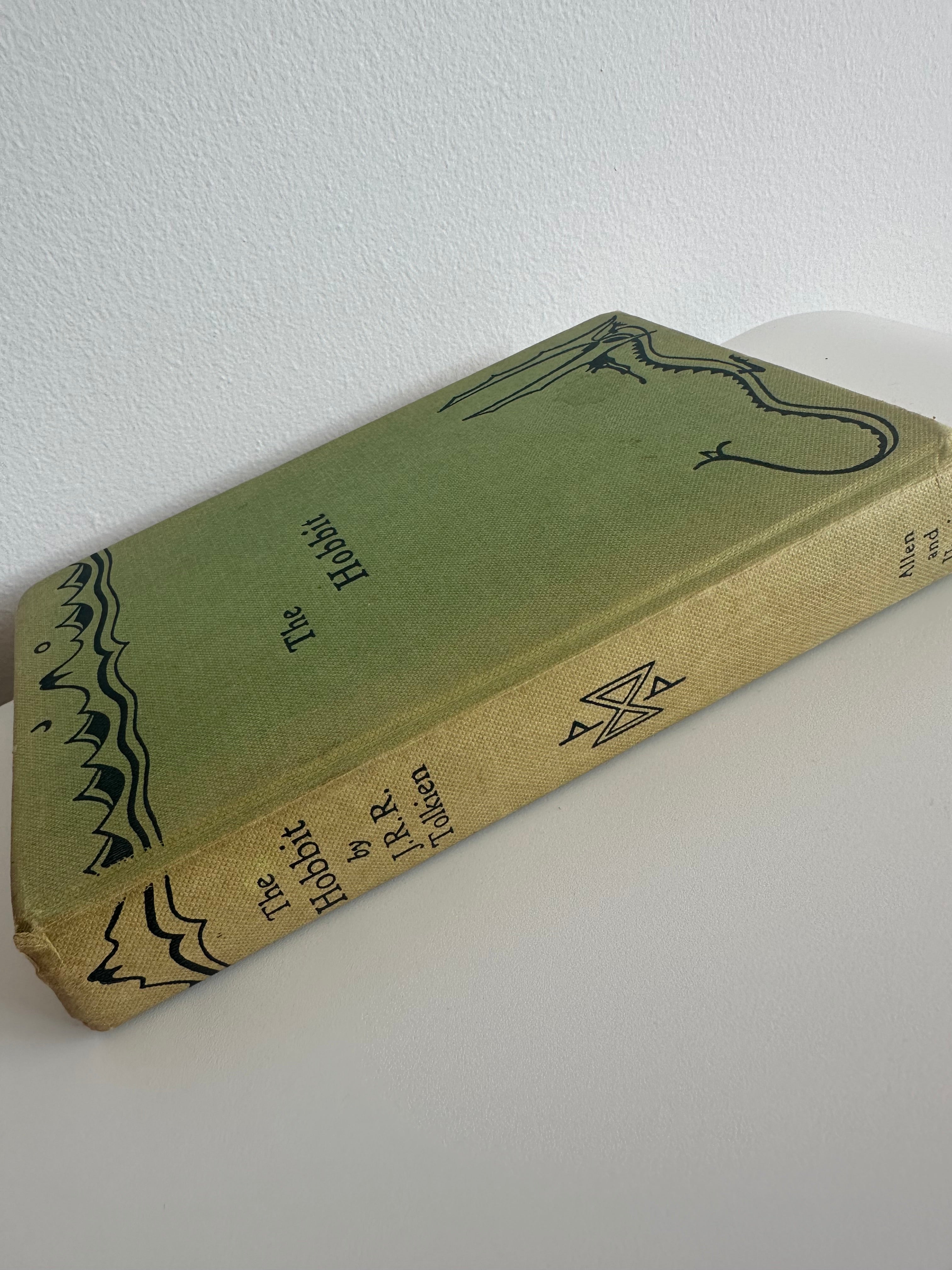 Vintage Green The Hobbit Novel.