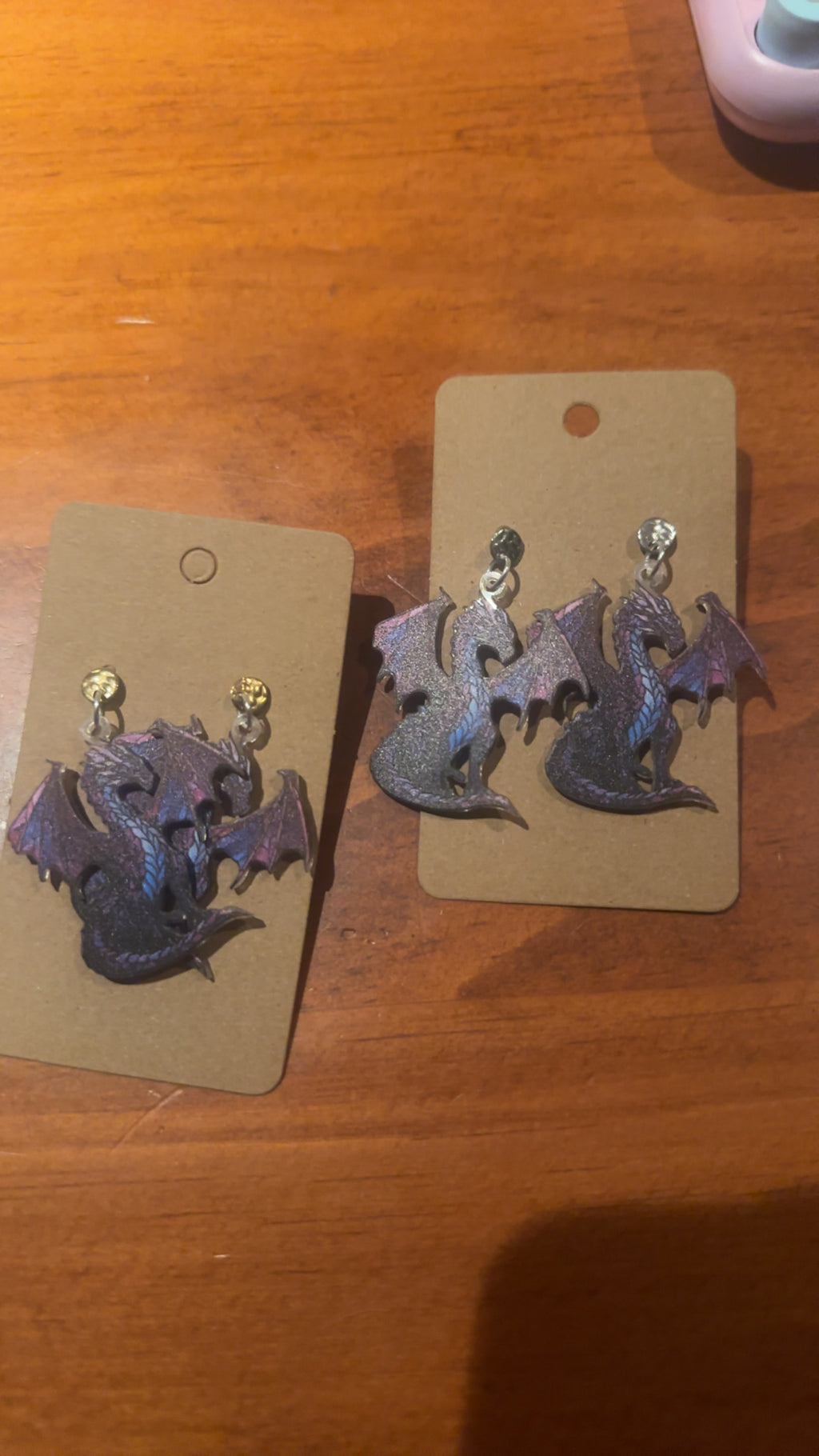 Midnight Dragon Earrings 🐉 ✨