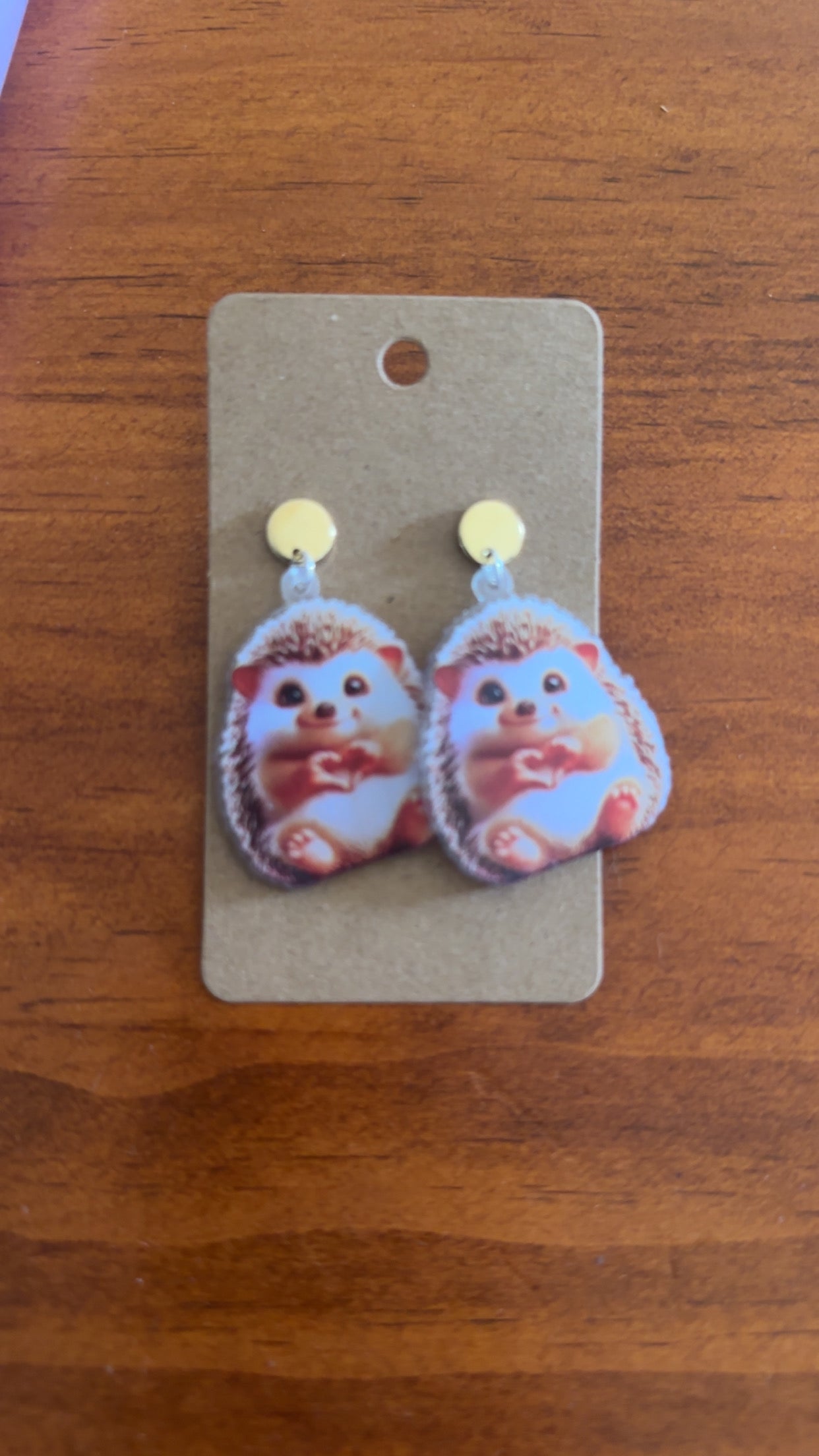 Sweet hedgehogs dangles