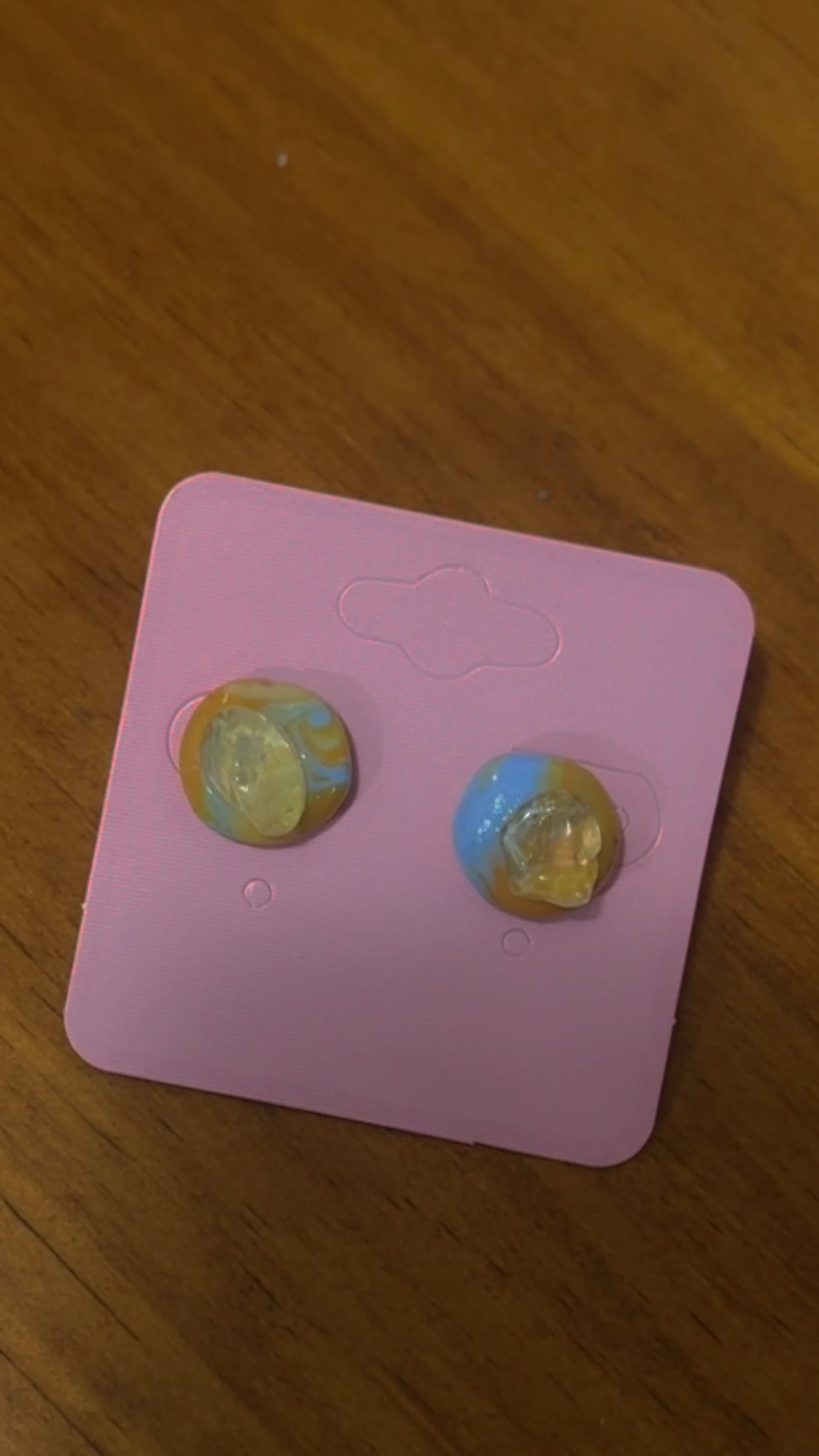 Polymer clay Studs