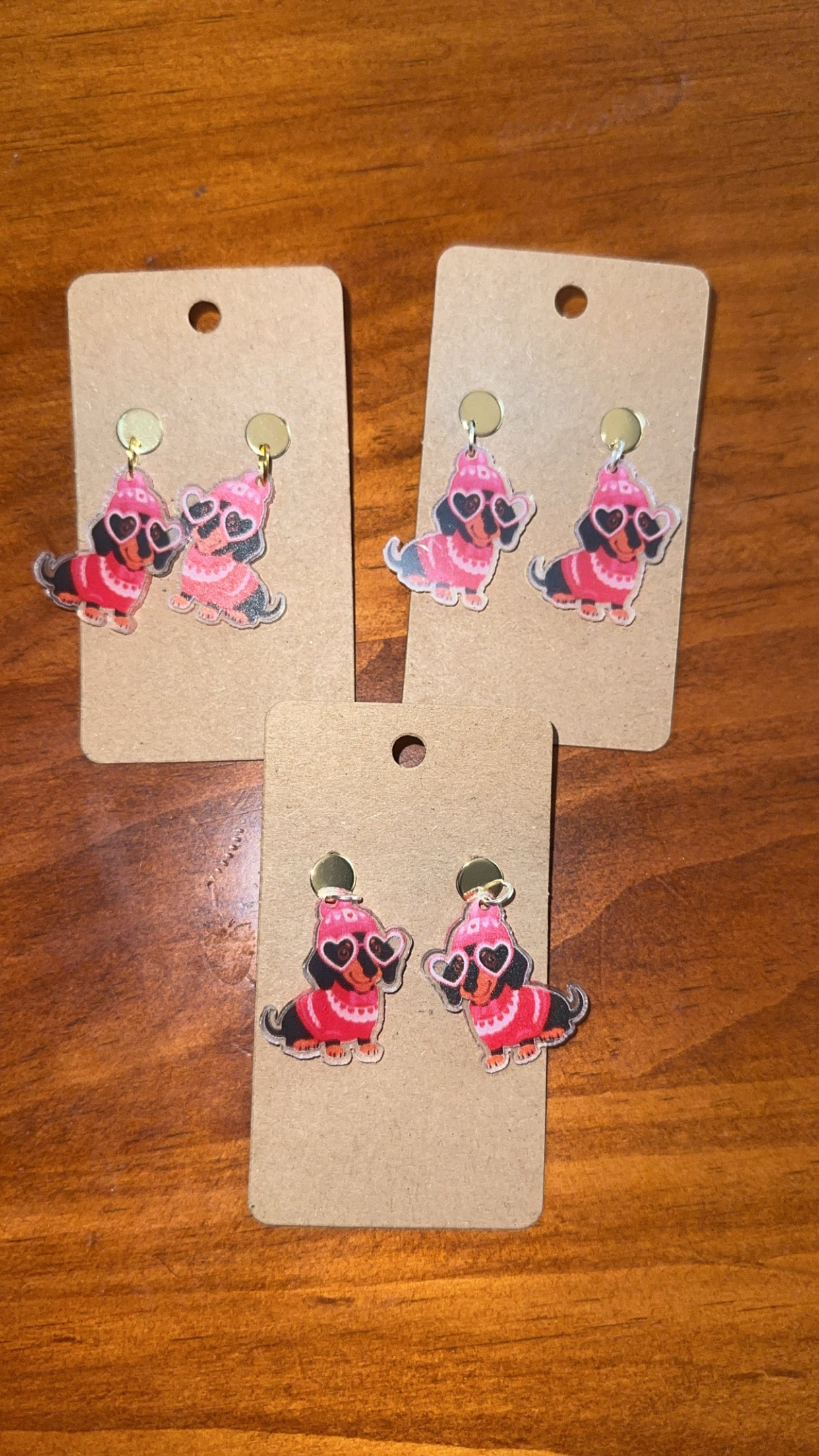 Dachshund Dangle earrings