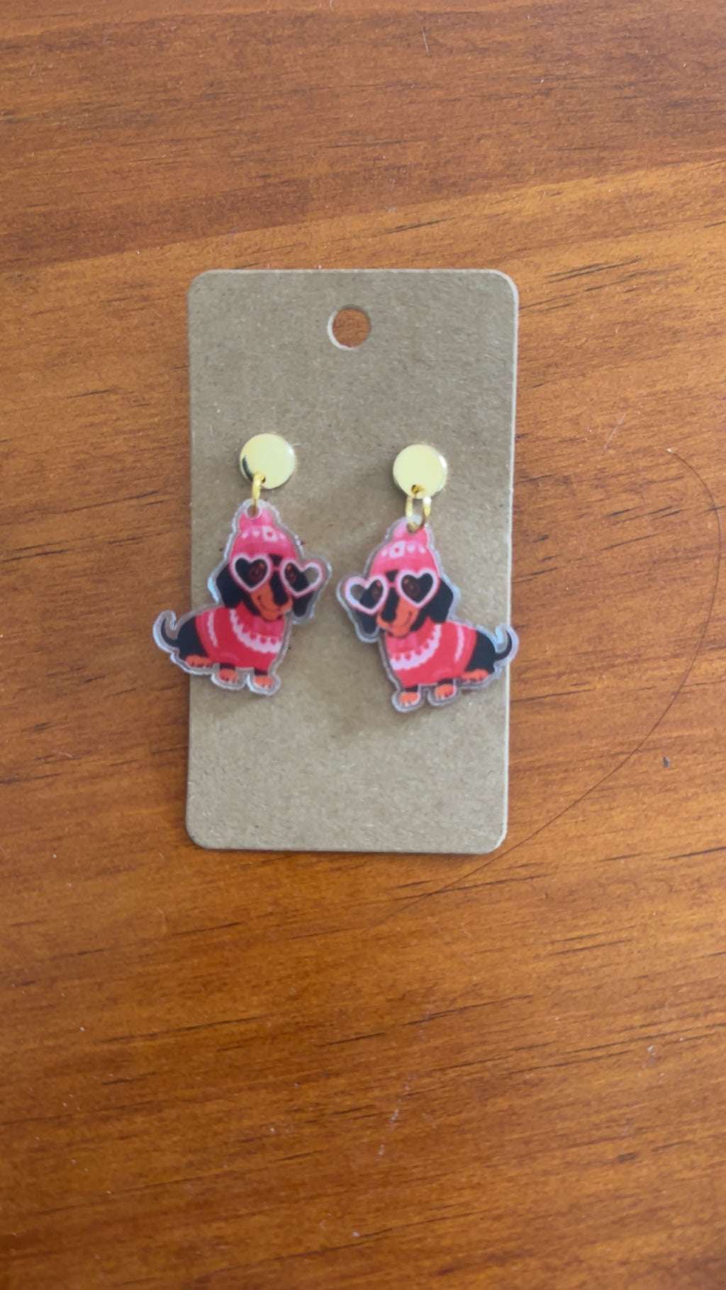 Dachshund Dangle earrings