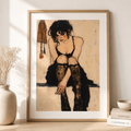 Pretty but processing A3 Framed print